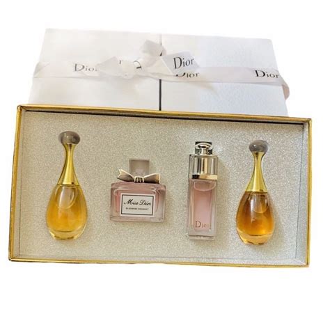 parfum dior mini set|Dior miniature perfume gift set.